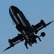 Illustration av en ukrainsk drönare.