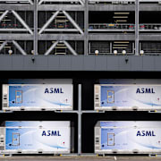 Arkivbild. ASML:s anläggning i Veldhoven, Nederländerna. 