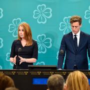 Annie Lööf och Emil Källström. 