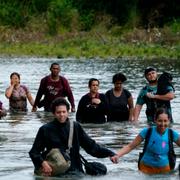Venezuelanska migranter i Panama, 2023. 