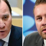 Stefan Löfven och Mattias Karlsson