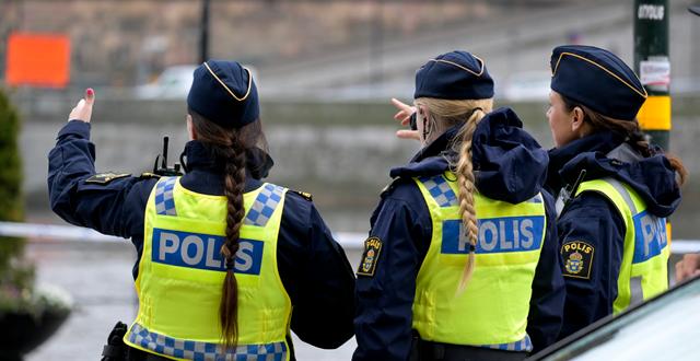 Tre kvinnliga poliser. Janerik Henriksson/TT