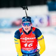 Hanna Öberg efter världscupsprinten den 7 december.