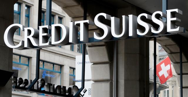 Schweiziska storbanken Credit Suisse. Steffen Schmidt / AP