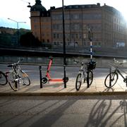 Elsparkcyklar i Stockholm