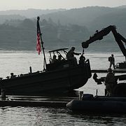 Amerikanska soldater i Sydkorea. Bild från 2025.