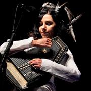 PJ Harvey på Roskildefestivalen. Arkiv.