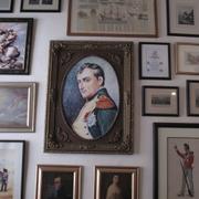 Arkivbild. Målningar av Napoleon Bonaparte. 