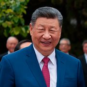 Presidenterna Xi och Trump under statsbesöket i Peking i maj i år.