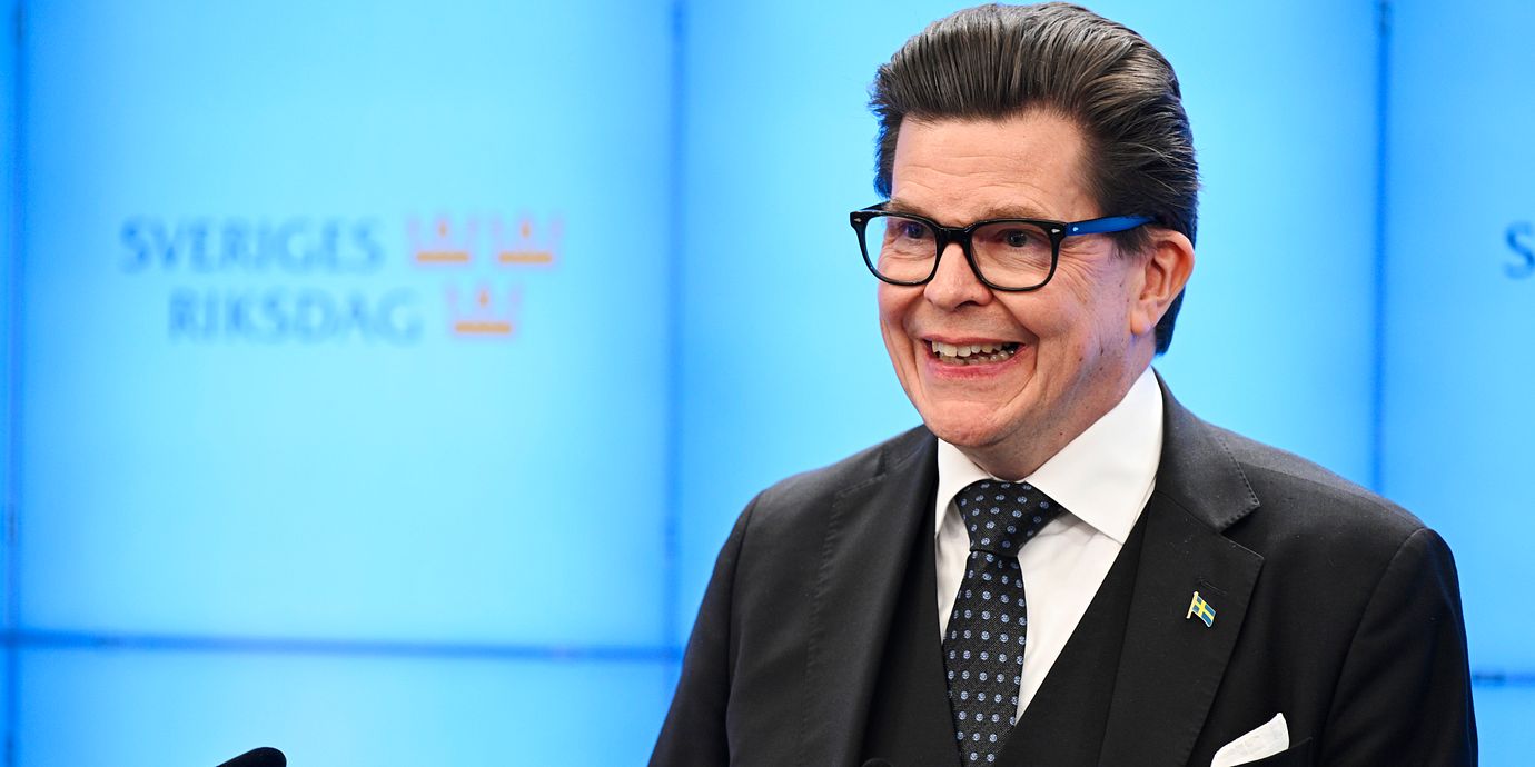 
Riksdagens talman Andreas Norlén.
