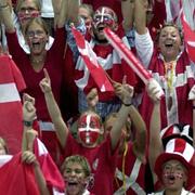 Danska handbollsfans.