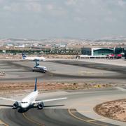 Greps vid flygplatsen i Larnaca. Arkivbild.