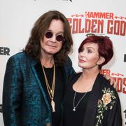 Ozzy Osbourne och Sharon Osbourne/Arkivbild