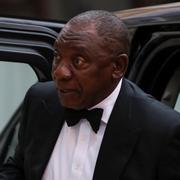 Cyril Ramaphosa under besöket i London. 