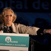 Podemos borgmästarkandidat i Madrid, Ahora Madrids Manuela Carmena.