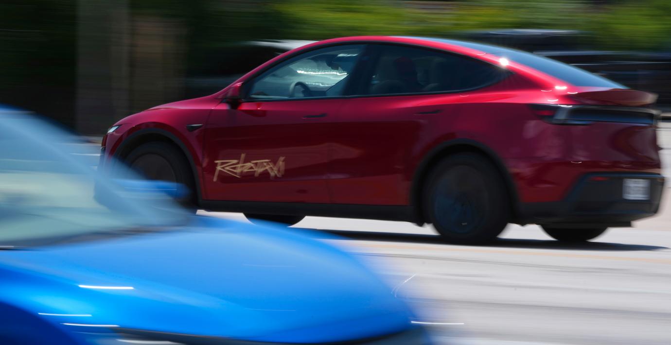 En förarlös robotaxi