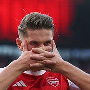 Viktor Gyökeres efter att ha gjort 5-0 mot Leeds, augusti 2025.