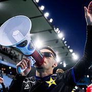 Isak Bjerkebo efter segern.