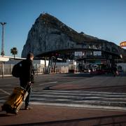 Gränsen mellan Gibraltar och Spanien