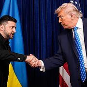 Zelenskyj och Trump.