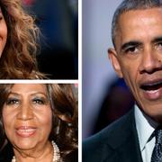 Beyoncé, Barack och Aretha.