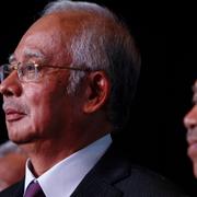 Malaysias premiärminister Najib Razak och vice premiärminister Muhyiddin Yassin