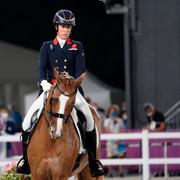 Ryttaren Charlotte Dujardin i Tokyo 2021.