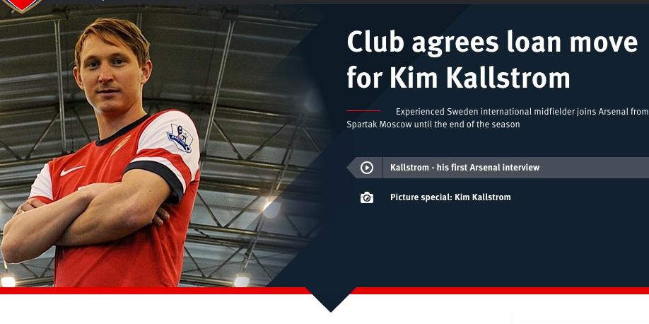 Kim Kallstrom Klar For Arsenal