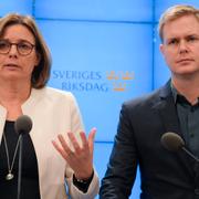 MP-språkrören Isabella Lövin och Gustav Fridolin 