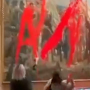 Klimataktivistgruppen Futuro Vegetals egen video från händelsen.