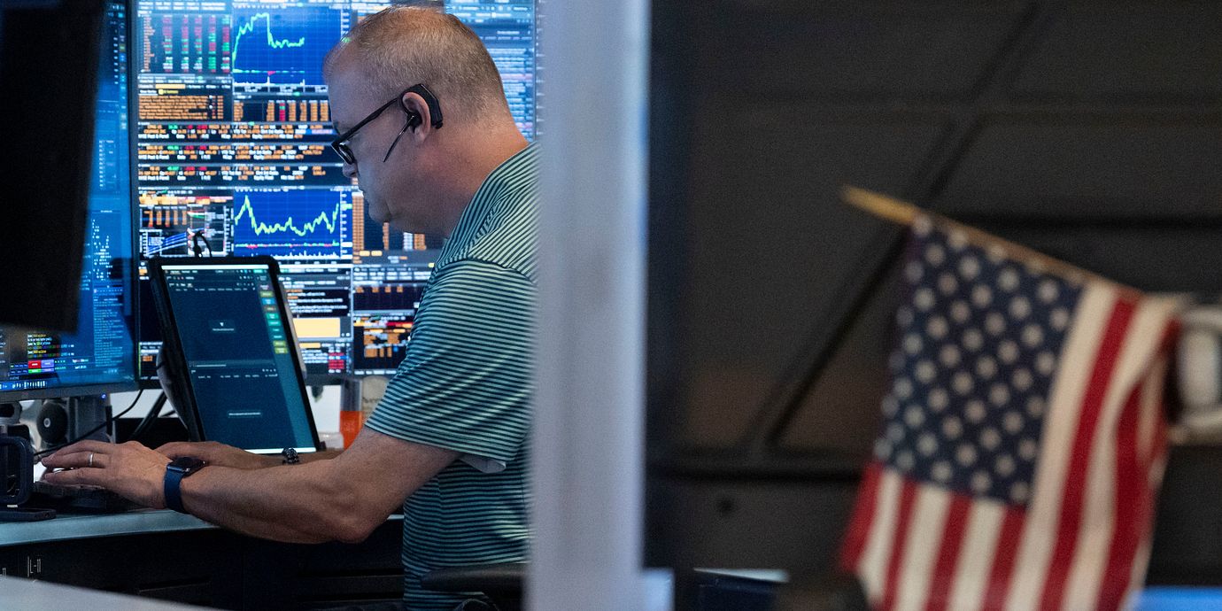 Handlare på Wall Street. Arkivbild.