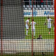 FC Bayern München tränade i München i söndags. 