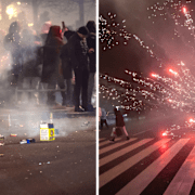 Bilder från firandet på Möllevångstorget i Malmö.