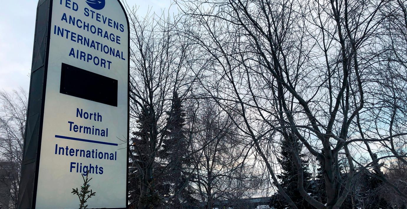 Ted Stevens International Airport i Anchorage.