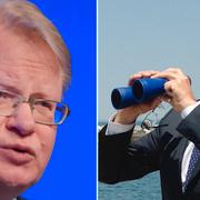 Peter Hultqvist (t v), Ashton Carter (t h).