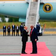 Donald Trump och Vladimir Putin i Alaska, 15 augusti. 