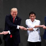 Donald Trump och Rodrigo Duterte. 