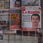 Mexikanska tidningar dagen efter operationen.