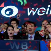 Weibo börsnoterades på Nasdaq 2014 (arkivbild).