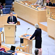 Under onsdagen hölls en partiledardebatt i riksdagen.