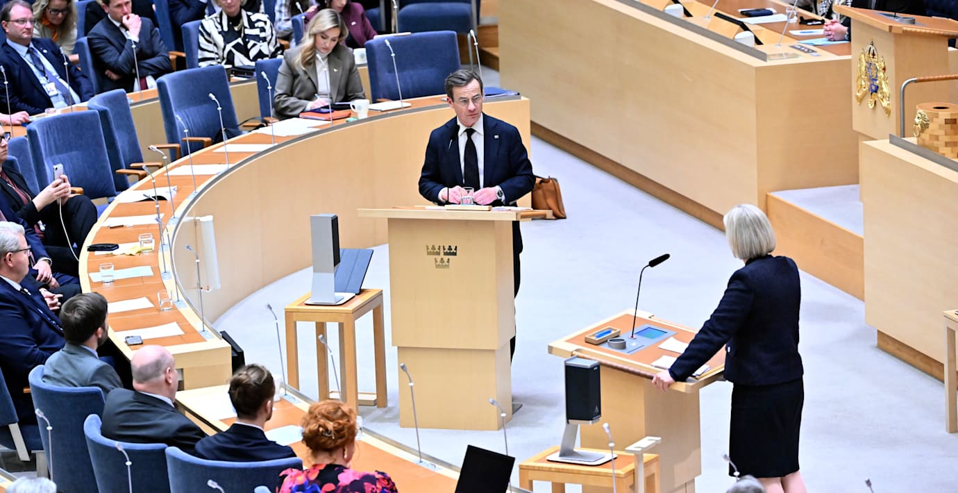 Under onsdagen hölls en partiledardebatt i riksdagen.