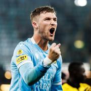 Mjällbys målvakt Noel Törnqvist.