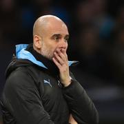 Manchester Citys tränare Pep Guardiola.