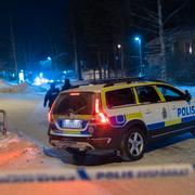 Bild från brottsplatsen den 23 januari.