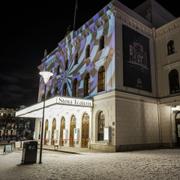 Stora teatern i Göteborg i samband med visningen av filmen "Memoria" under Göteborgs filmfestival.