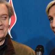 Steve Bannon och Marine Le Pen. 