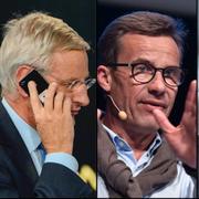 Mikael Odenberg, Carl Bildt, Ulf Kristersson, Elisabeth Svantesson.