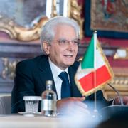 Italiens president Sergio Mattarella.