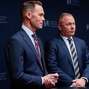 Trond Grande och Nicolai Tangen.