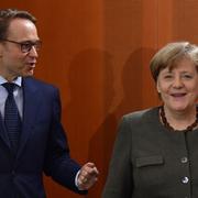 Weidmann och Merkel. Arkivbild.